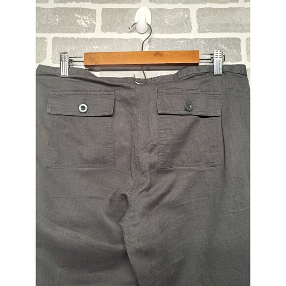 Planet Gold Linen/Cotten Button Fly Drawstring Wide Leg Pants Size Medium‎ - Picture 5 of 8